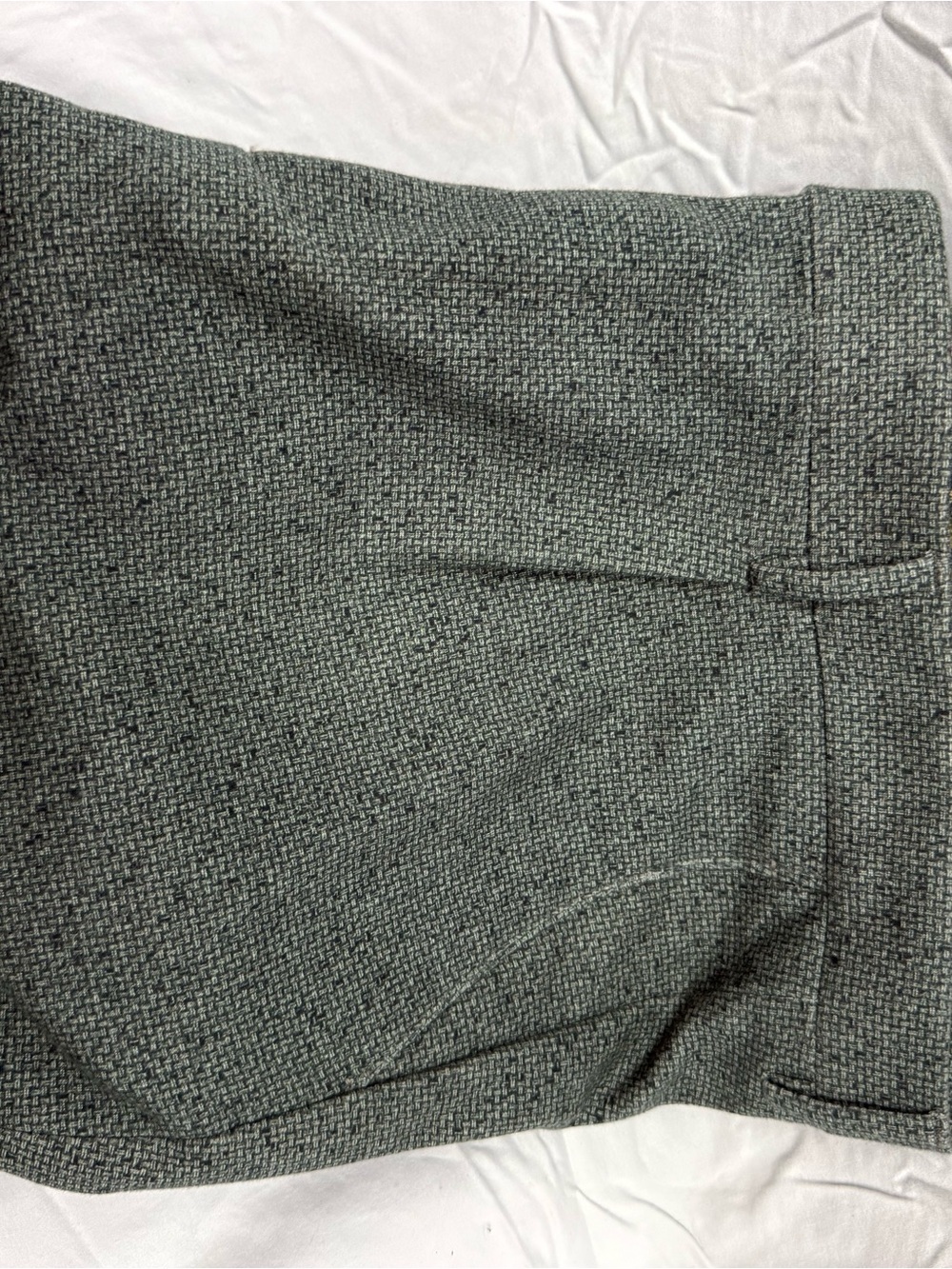 Made in Italy Berwich Men's Textured Gray/green Dress Pants